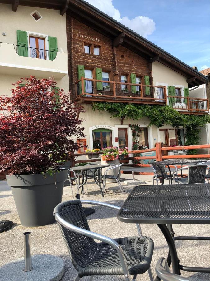 Cafe Cher-Mignon Et Chambres D'Hotes Chermignon-d'en Haut Exterior foto